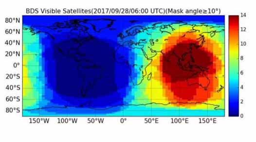 2017年9月28日北斗可見衛(wèi)星圖 2017年9月28日北斗可見衛(wèi)星圖